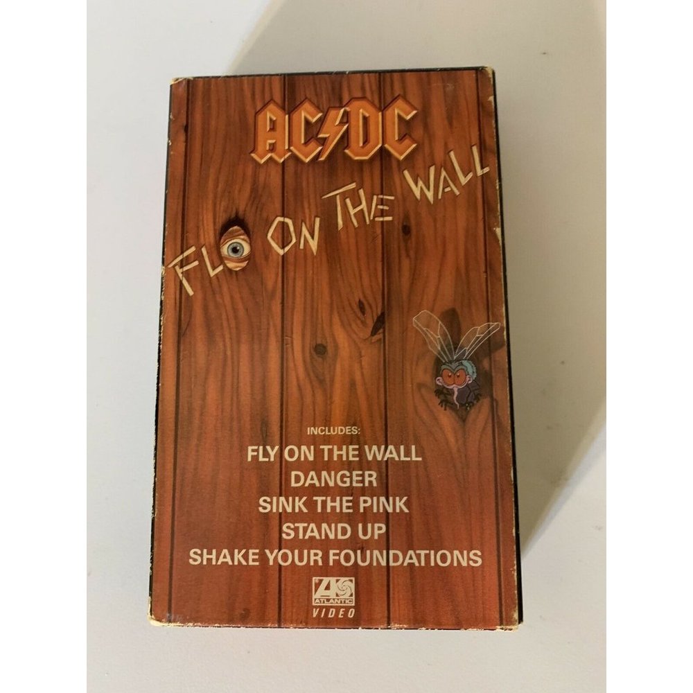 Vintage Ac Dc Fly On The Wall BETA Tape-Not VHS Rare‎